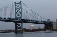 Benjamin Franklin Bridge on Delaware River